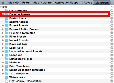 Cómo instalar Presets para Lightroom en Mac Passo  4